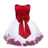 Girl Flower Petals Partys Pageat Dresses