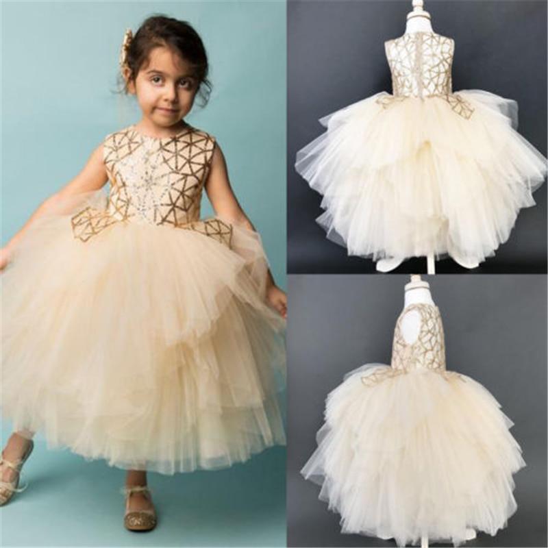 Toddler Girl Elegant Party Tutu Princess Dress
