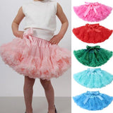 Girls Tutu Party Ballet Fluffy Layer Lace Skirts 7 Color
