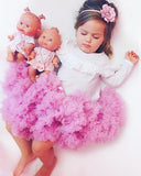 Girls Tutu Party Ballet Fluffy Layer Lace Skirts 7 Color